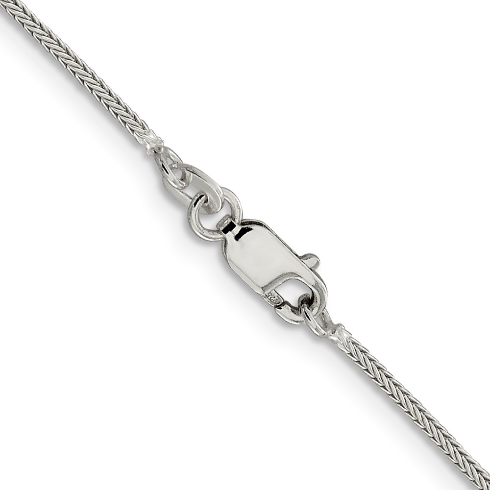Sterling Silver 1.25mm Diamond-cut Round Franco Chain (QFR125-30)
