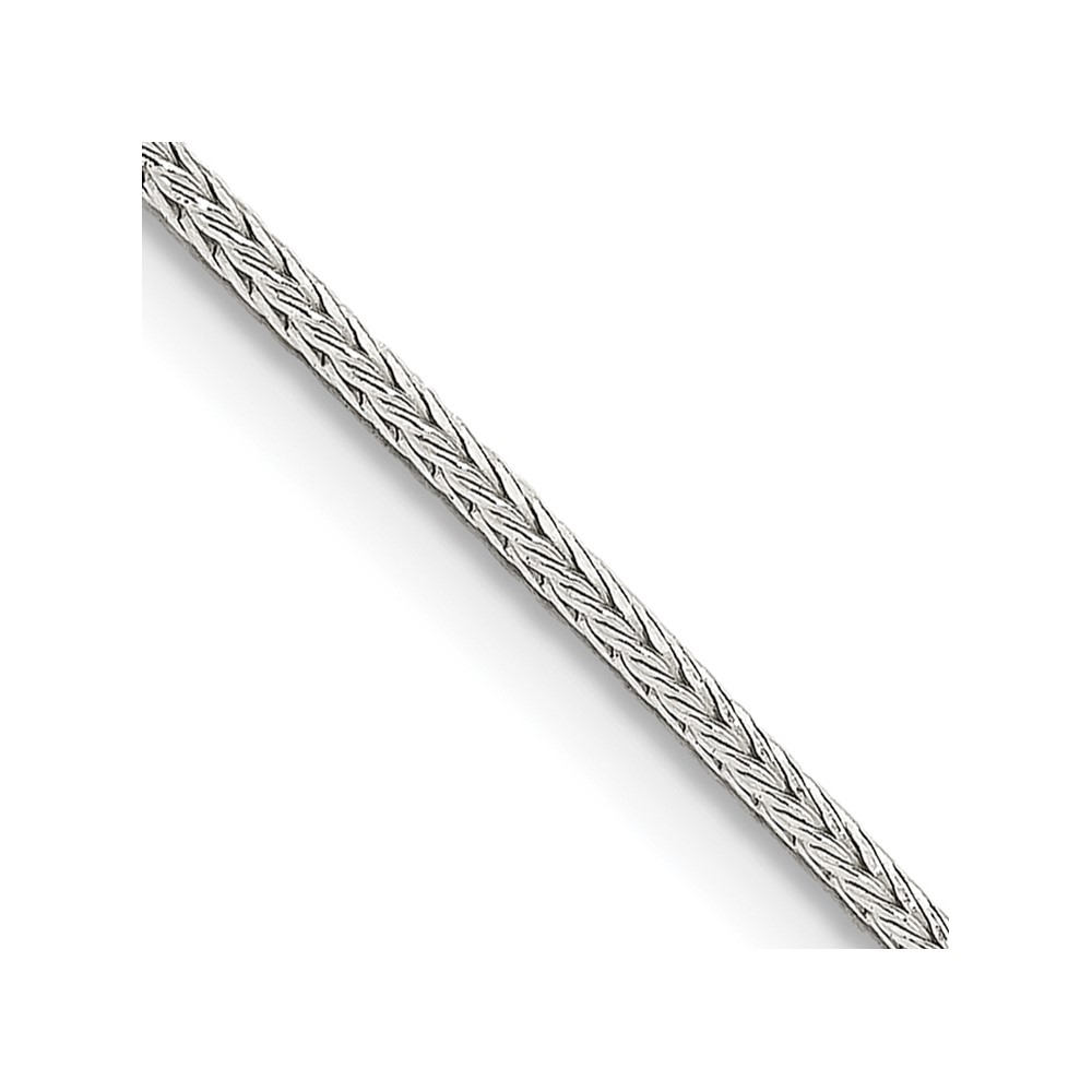Sterling Silver 1.25mm Diamond-cut Round Franco Chain (QFR125-30)