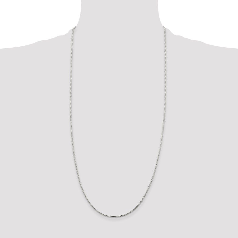 Sterling Silver 1.45mm Diamond-cut Round Franco Chain (QFR150-30)