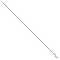 Sterling Silver 1.45mm Diamond-cut Round Franco Chain view 2