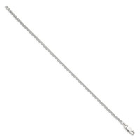 Sterling Silver 2mm Diamond-cut Round Franco Chain view 2