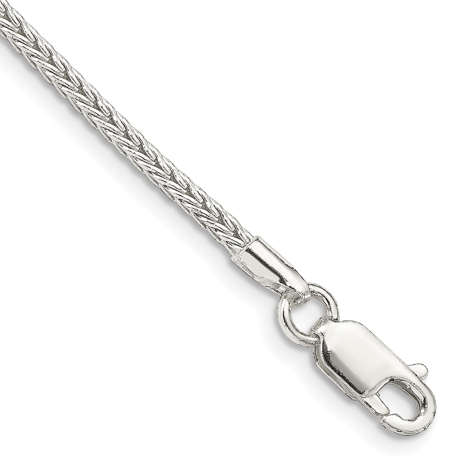 Sterling Silver 2mm Diamond-cut Round Franco Chain (QFR200-7)