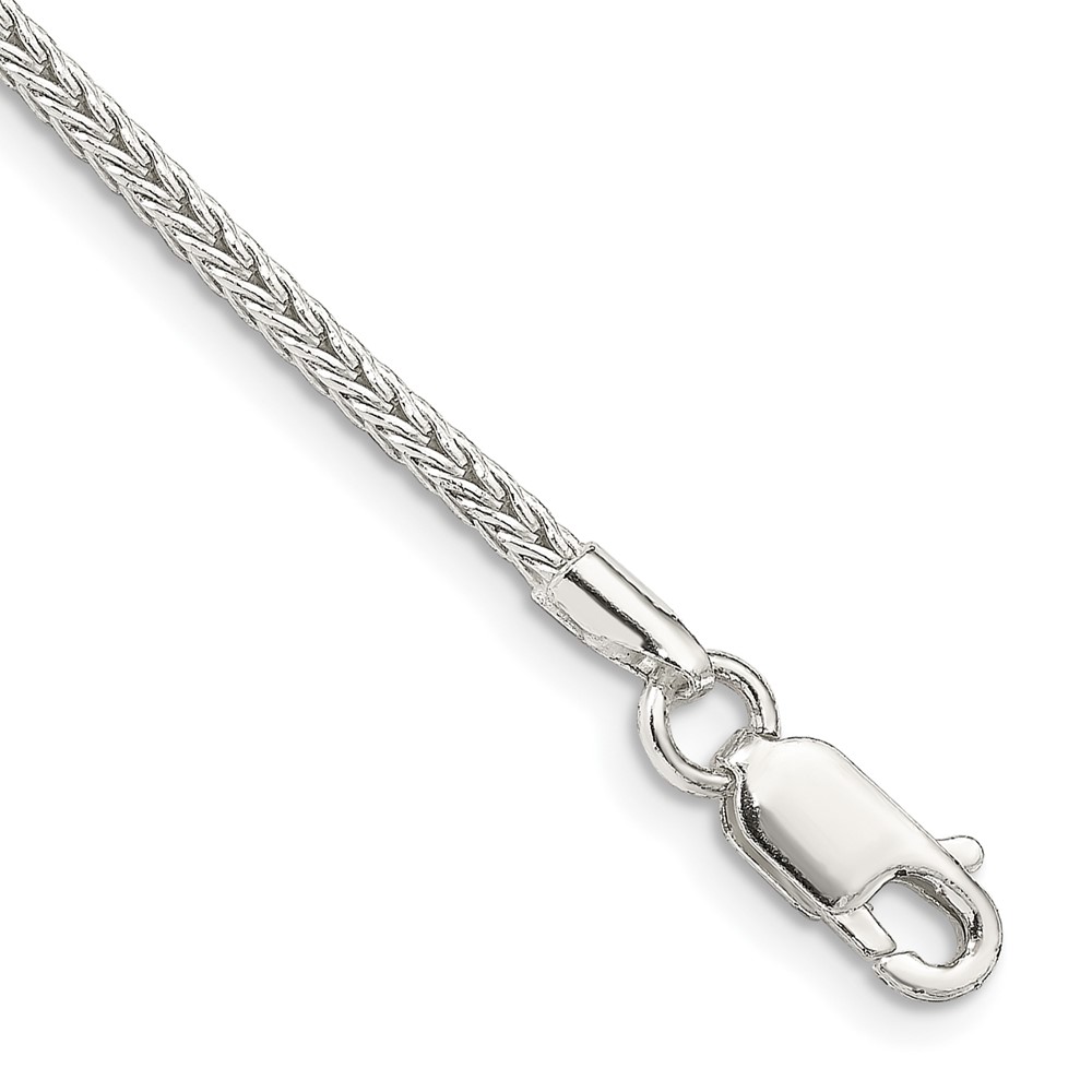 Sterling Silver 2mm Diamond-cut Round Franco Chain (QFR200-7)