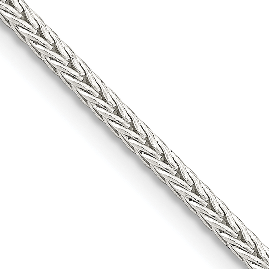 Sterling Silver 2mm Diamond-cut Round Franco Chain (QFR200-16)