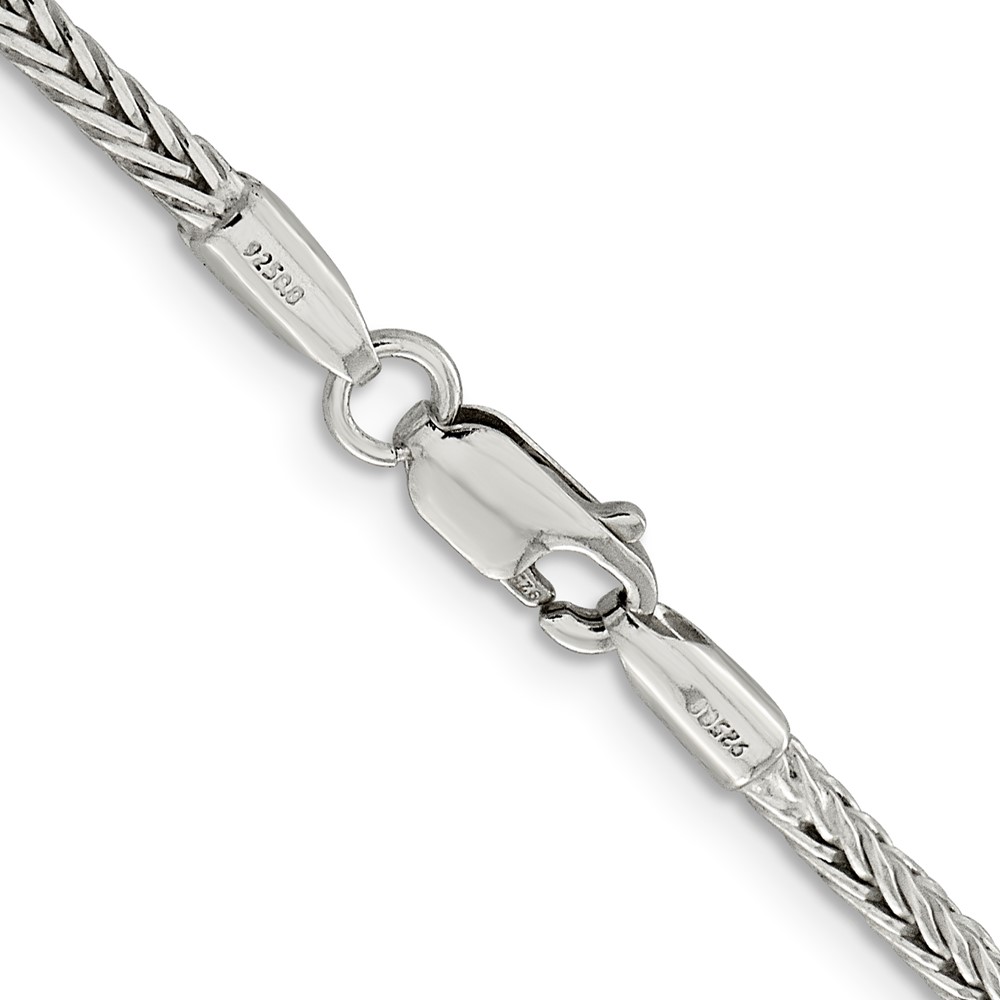 Sterling Silver 2.5mm Diamond-cut Round Franco Chain (QFR250-30)