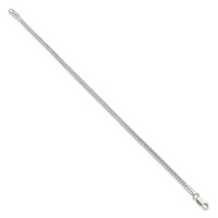 Sterling Silver 2.5mm Diamond-cut Round Franco Chain view 2
