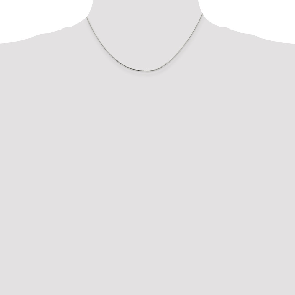 Sterling Silver .85mm Diamond-cut Snake Chain (QFS15-16)