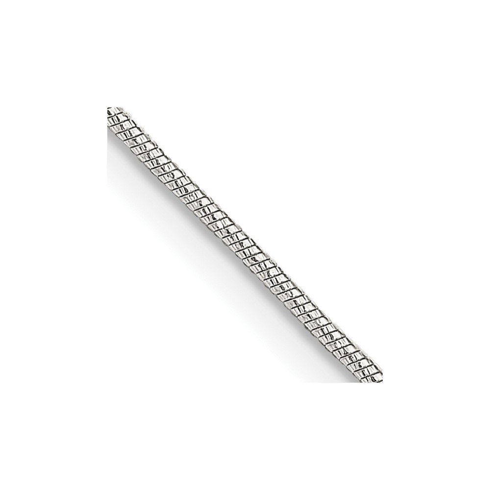 Sterling Silver .85mm Diamond-cut Snake Chain (QFS15-20)
