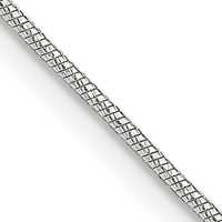 Sterling Silver.85mm Diamond-cut Snake Chain view 1