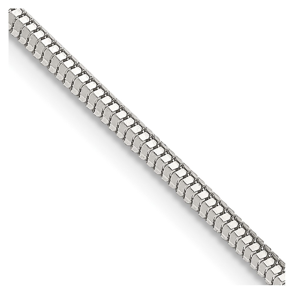 Sterling Silver 2mm Diamond-cut Snake Chain (QFS3-18)