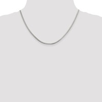 Sterling Silver 2.5mm Diamond-cut Snake Chain view 4