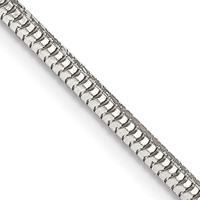 Sterling Silver 2.5mm Diamond-cut Snake Chain view 1