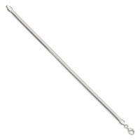 Sterling Silver 4.2mm Flat Oval Snake Chain view 2