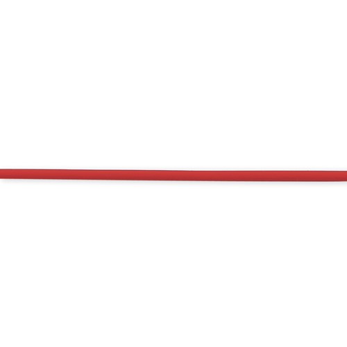 Sterling Silver 2mm Strawberry Rubber Cord Necklace, 18"