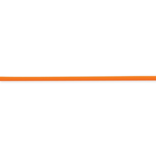 Sterling Silver 4mm Tangerine Rubber Cord Necklace, 18"