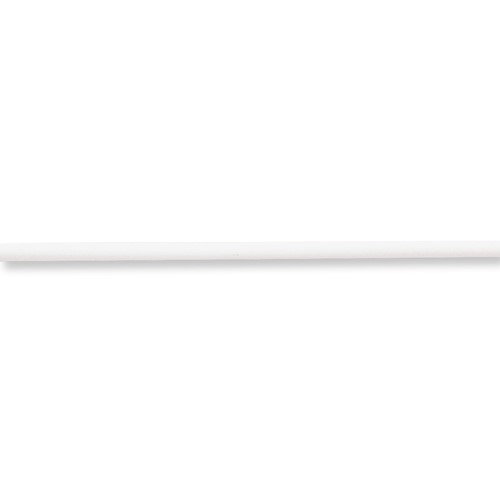Sterling Silver 4mm White Rubber Cord Necklace, 18"