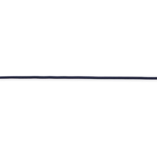 Sterling Silver 1.5mm Violet Leather Cord Necklace, 18"