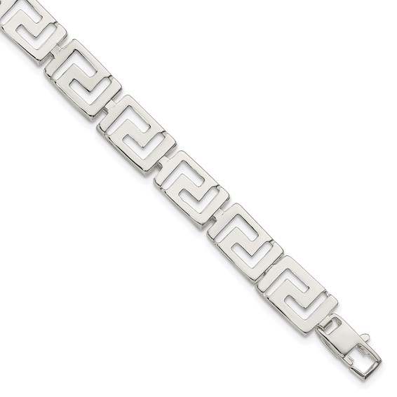 Sterling Silver Greek Key Bracelet