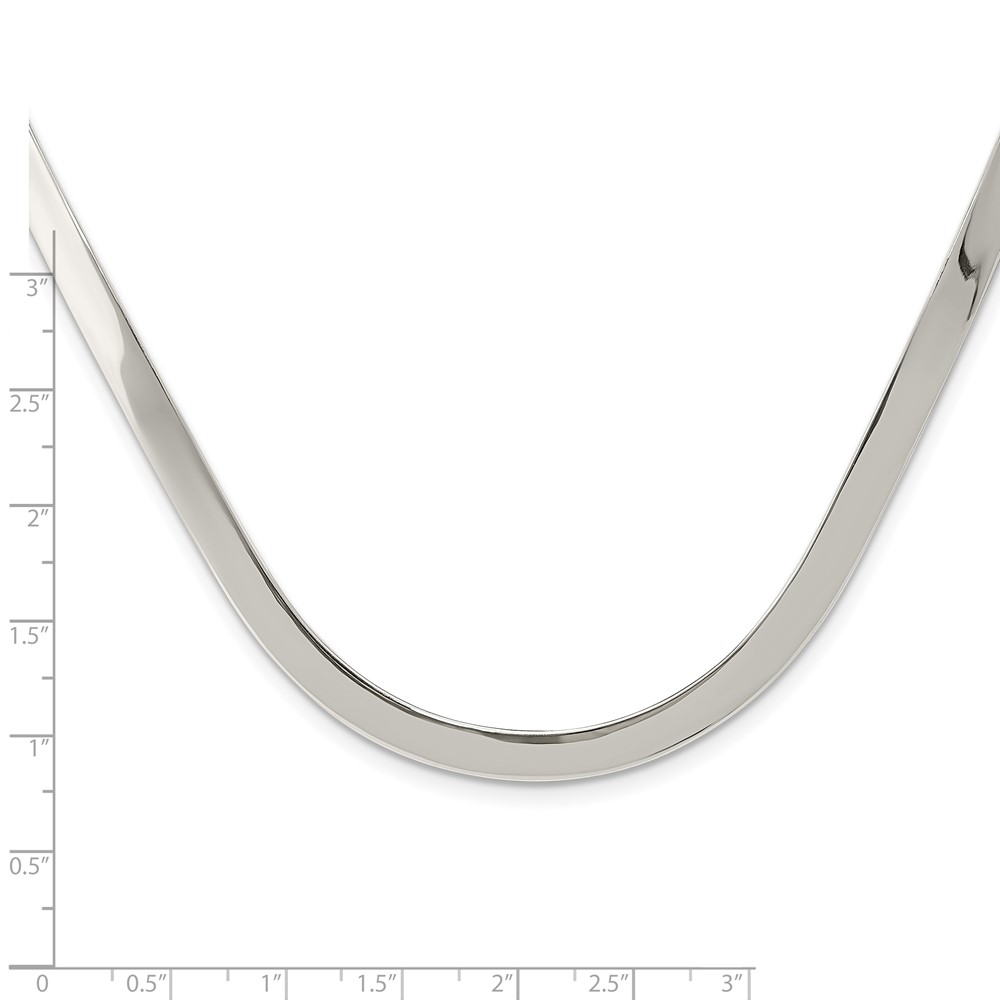 Sterling Silver 5mm Polished Neck Collar (QG1724)
