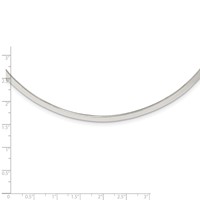Sterling Silver Polished 4mm Neck Collar view 2