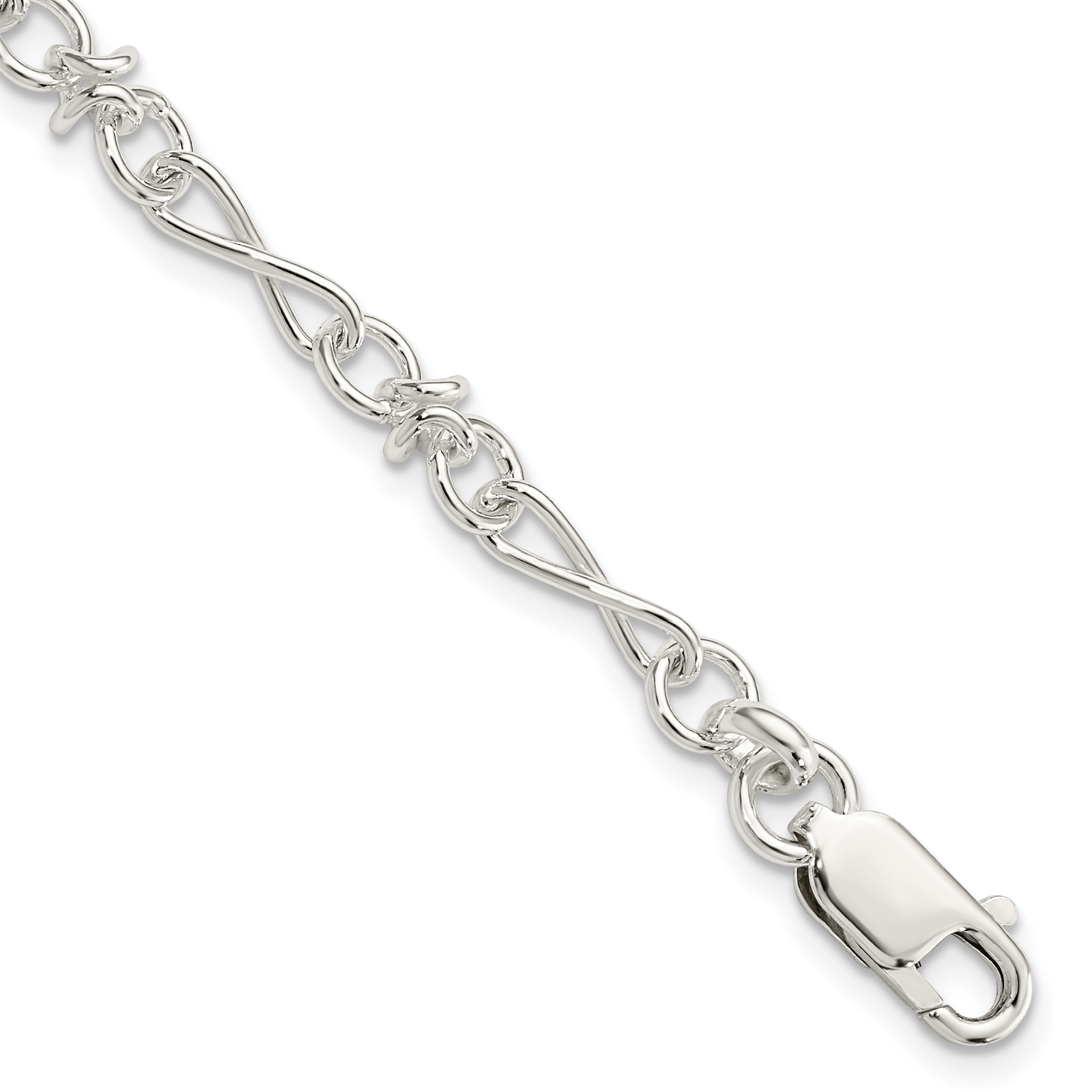 Sterling Silver Bracelet (QG2217-7.5)