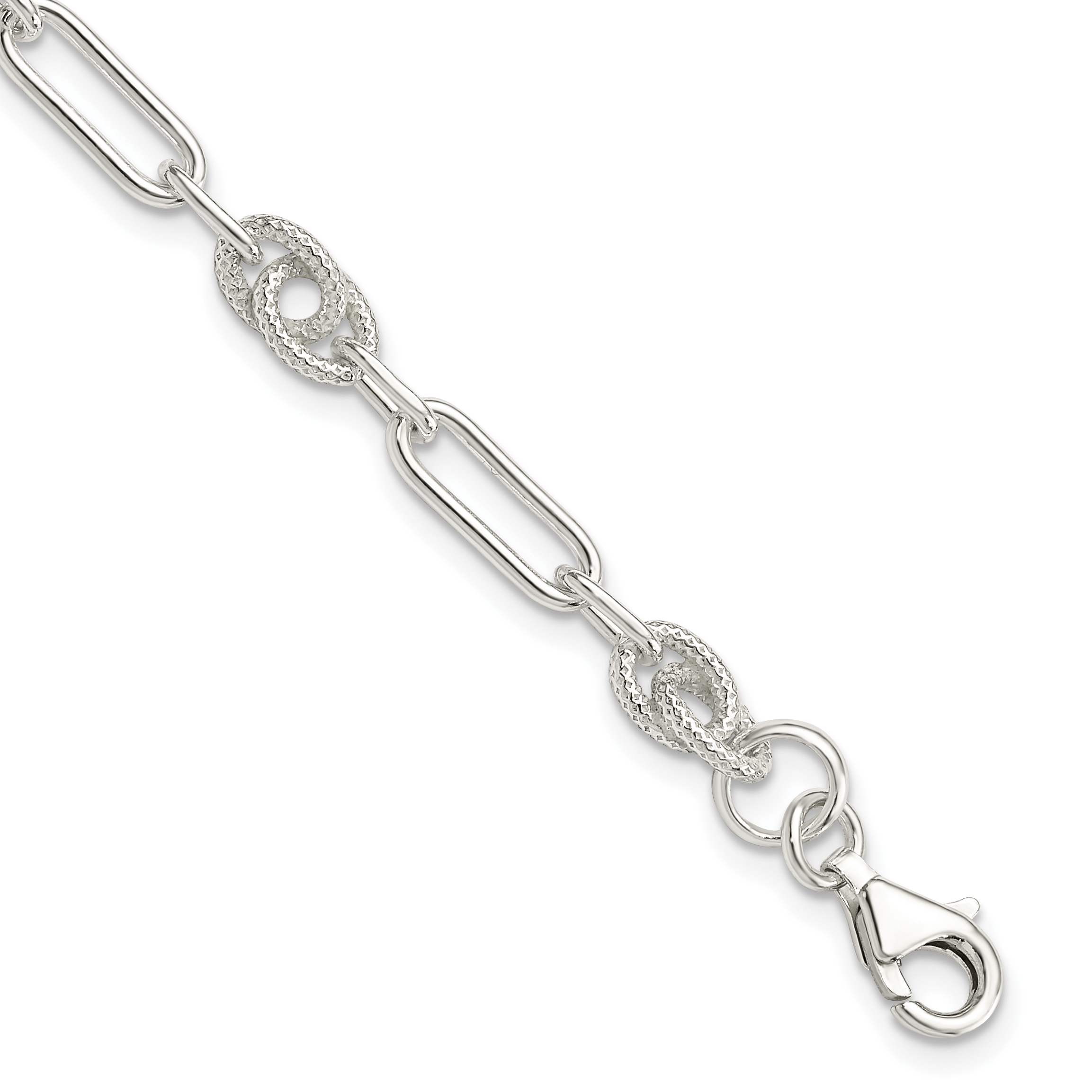 Sterling Silver Bracelet (QG2218-7.5)