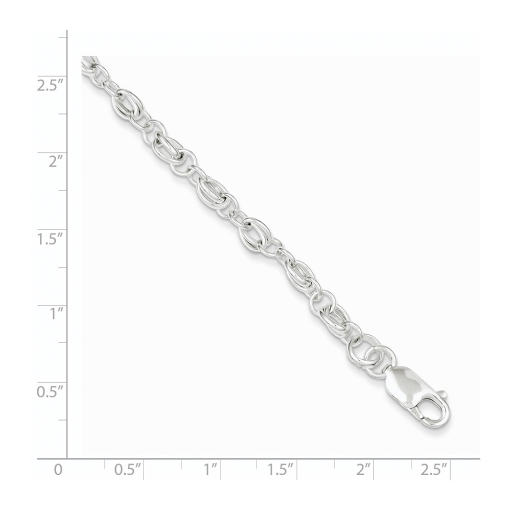 Sterling Silver Bracelet (QG2219-7.5)