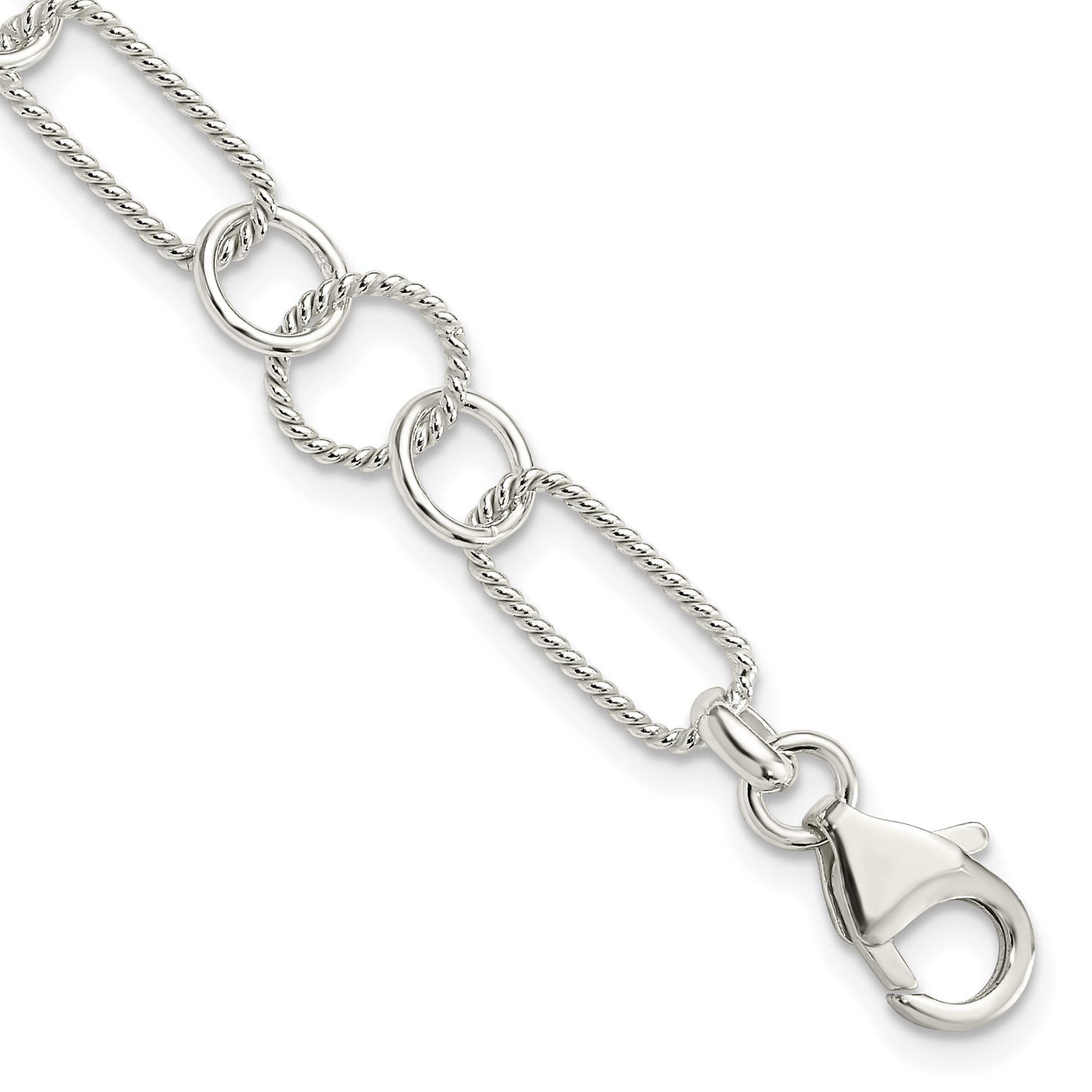 Sterling Silver Bracelet (QG2224-7.5)
