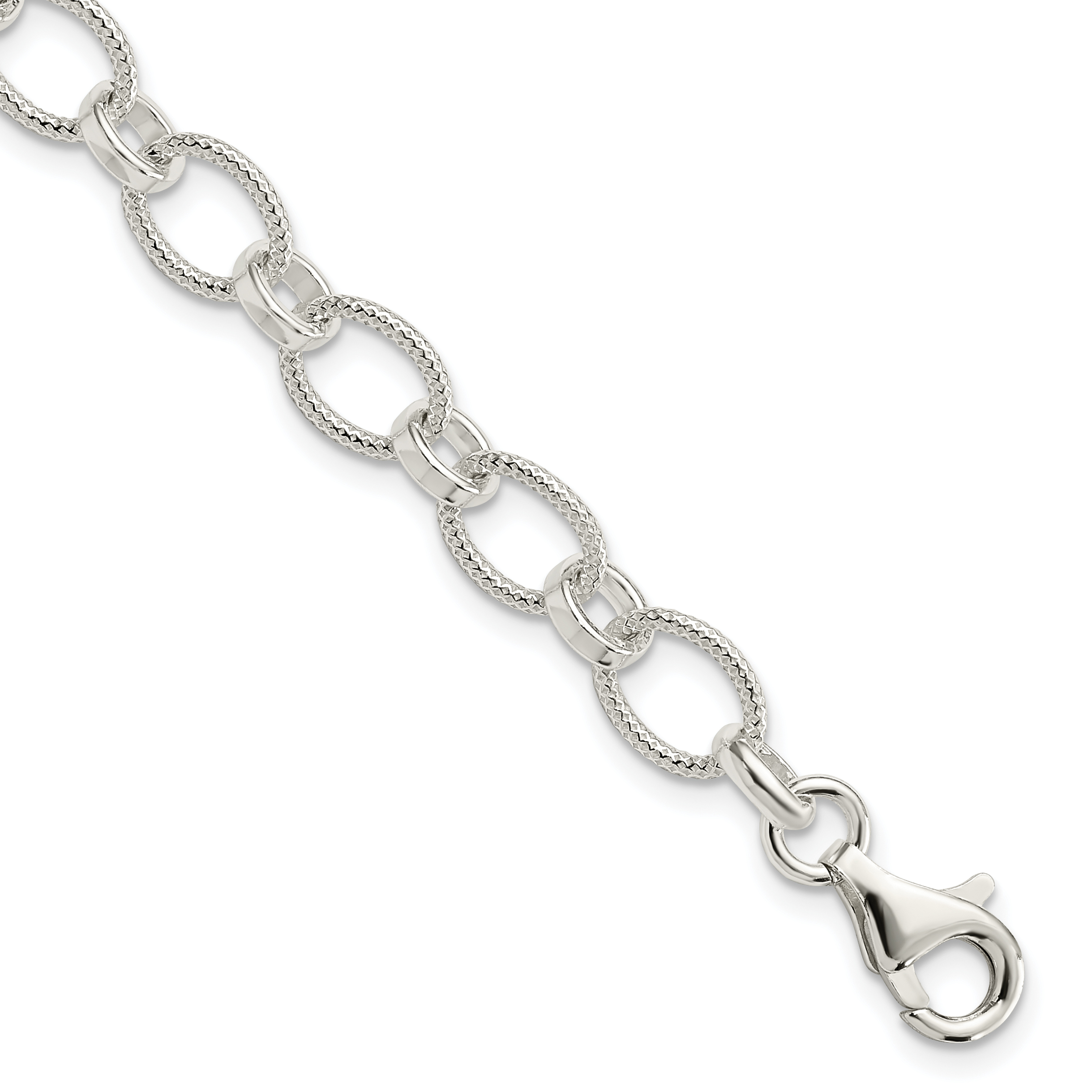 Sterling Silver Bracelet (QG2225-7.5)