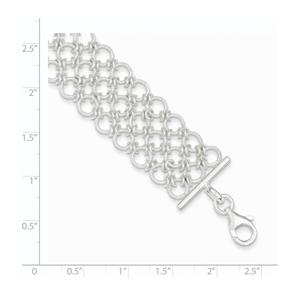 Sterling Silver Multi-Link Bracelet (QG2294-7.5)