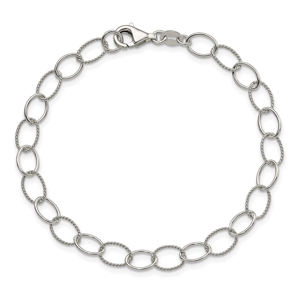 Sterling Silver Fancy Bracelet (QG2298-7.5)