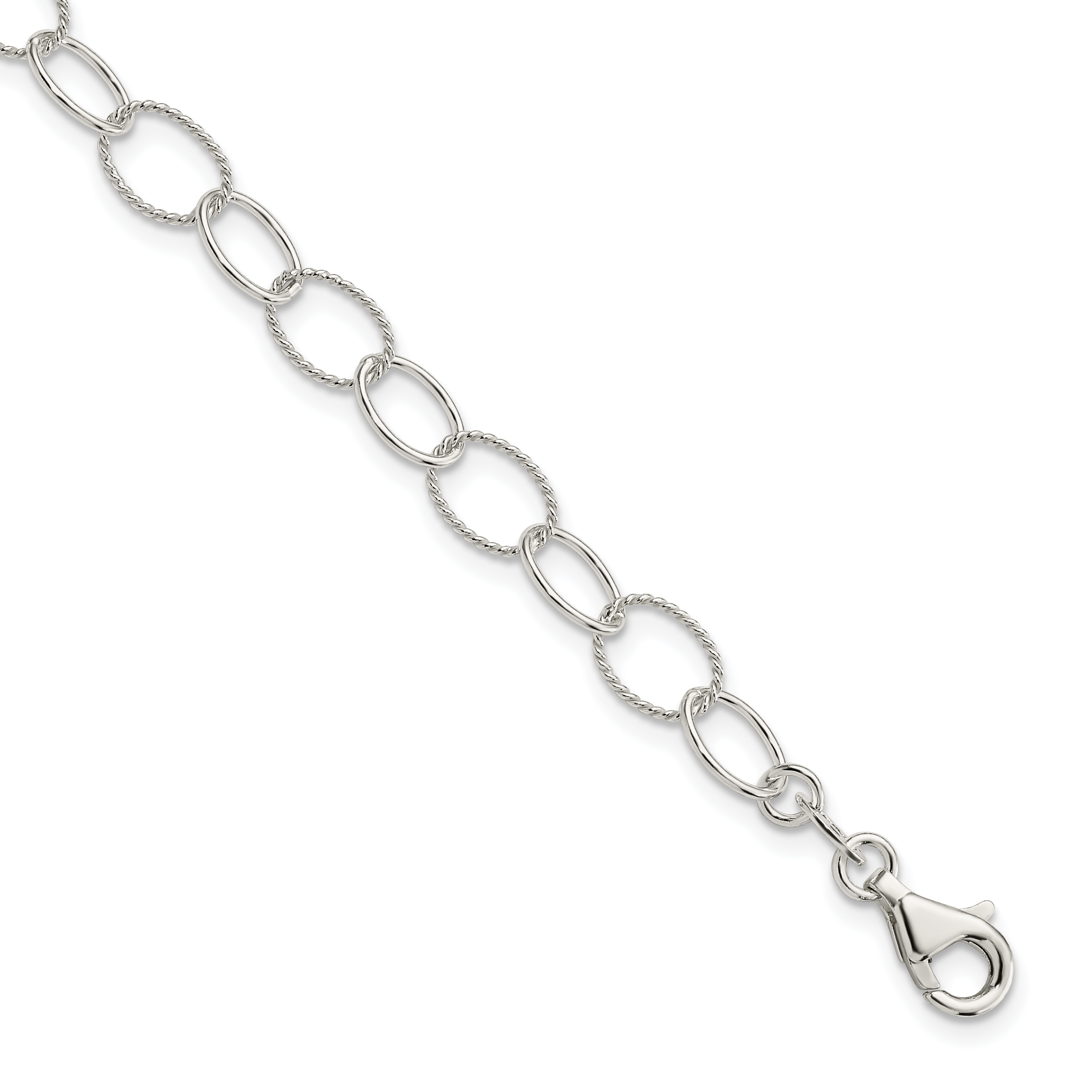 Sterling Silver Fancy Bracelet (QG2298-7.5)