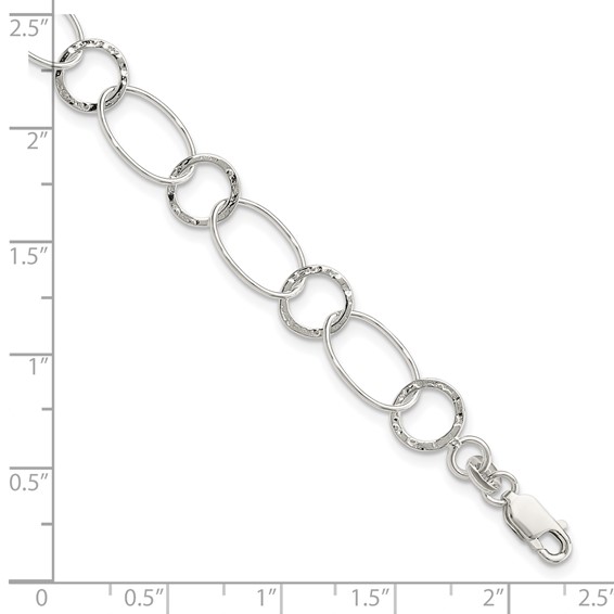 Sterling Silver Fancy Bracelet