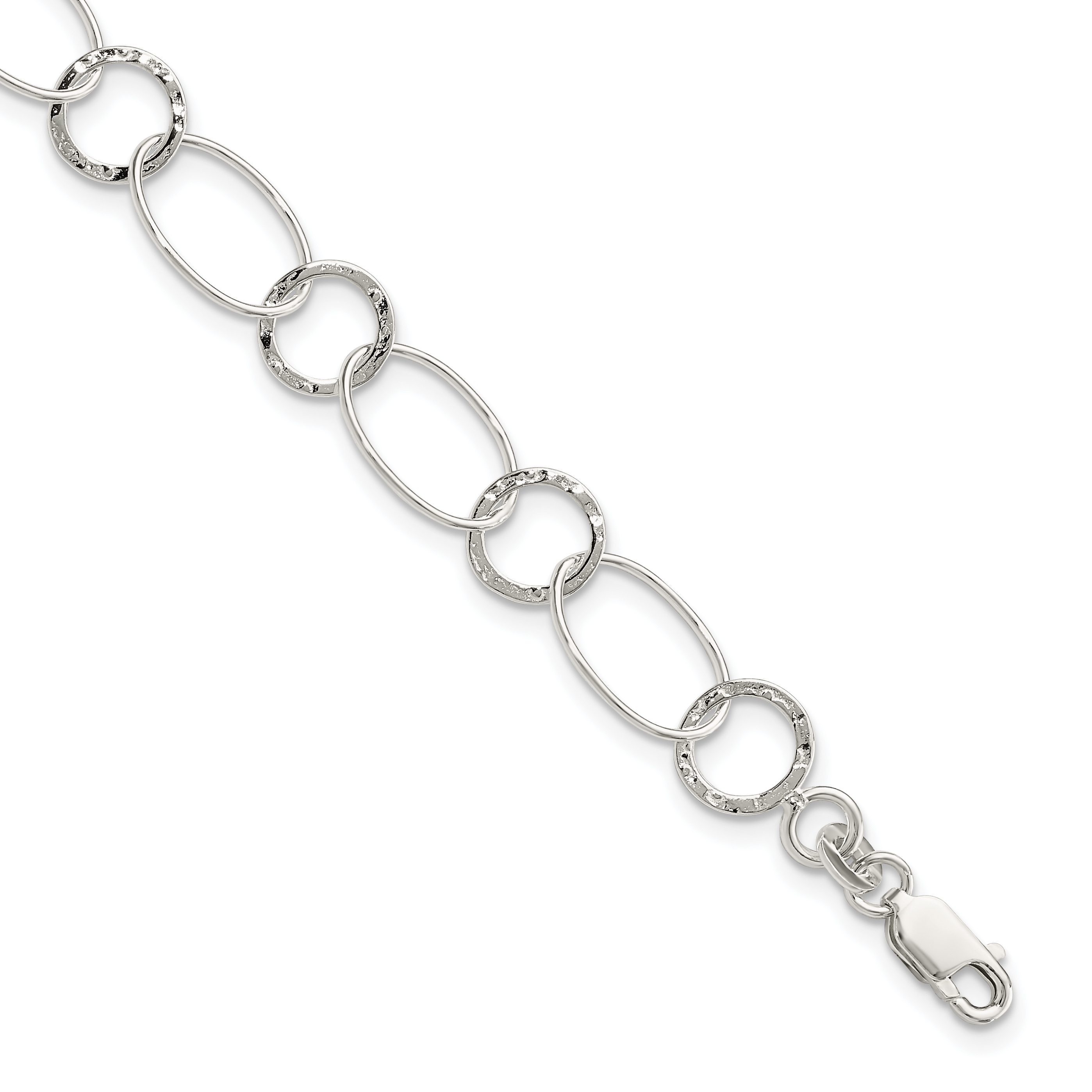 Sterling Silver Fancy Bracelet (QG2331-7.5)