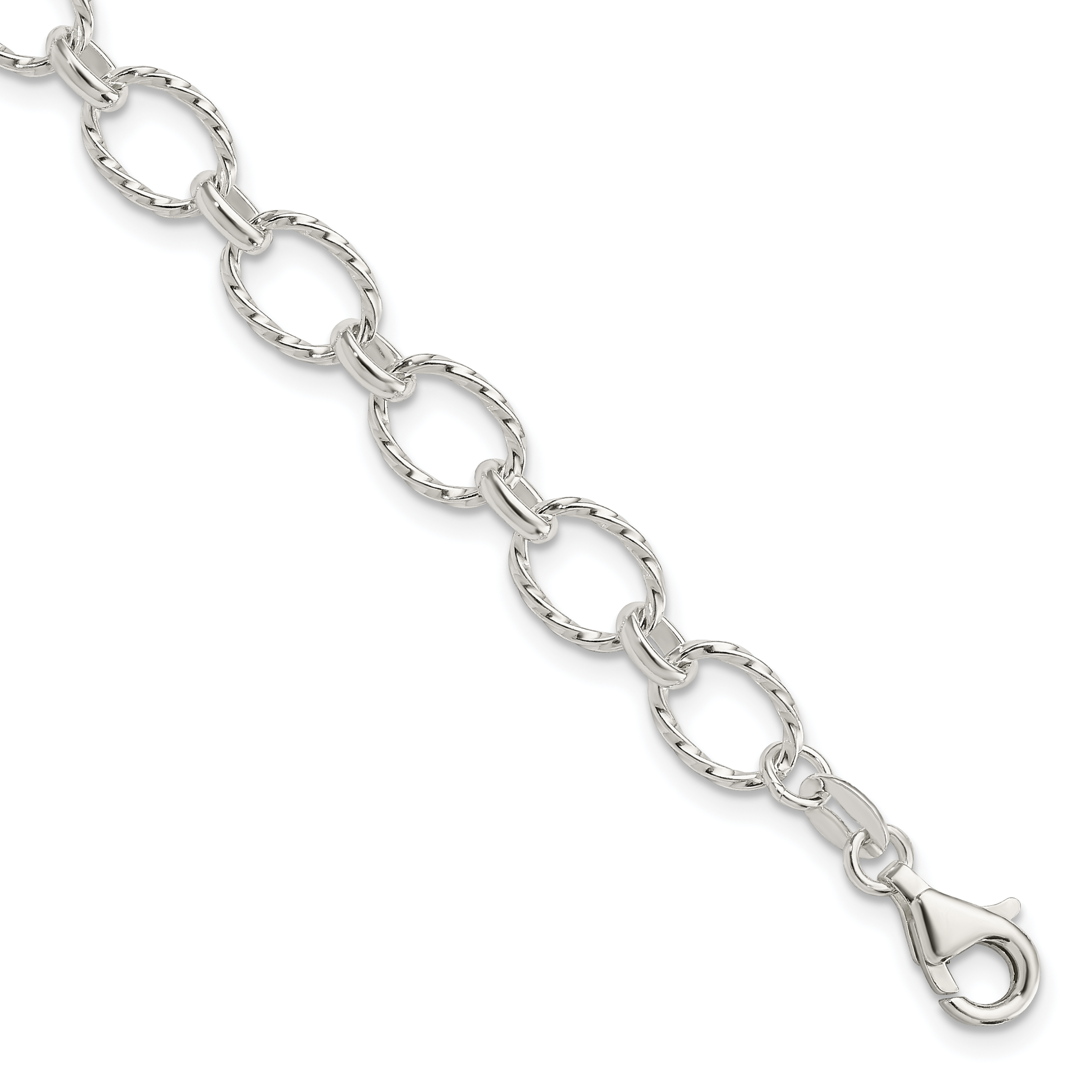 Sterling Silver Fancy Bracelet (QG2338-7.5)