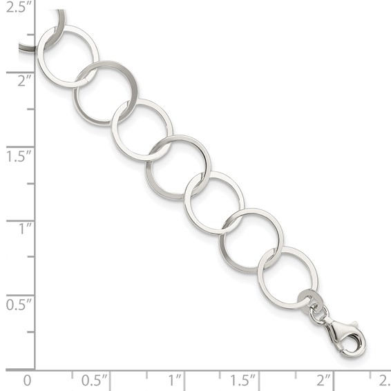 Sterling Silver Circle Bracelet