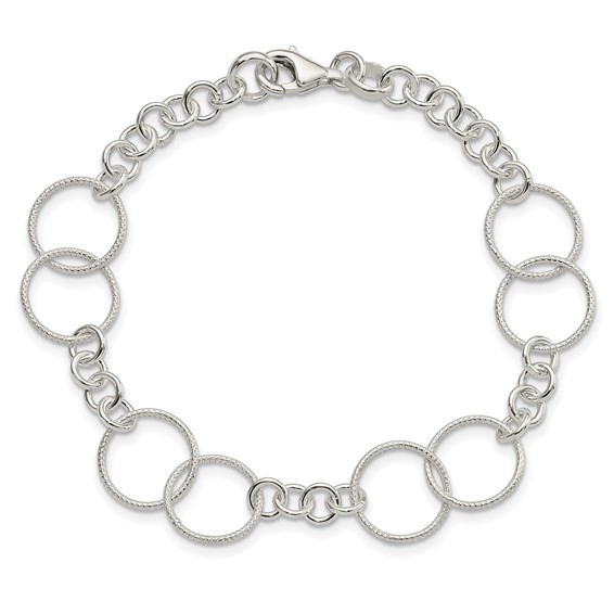 Sterling Silver Necklace, Bracelet and Earring Set