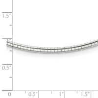 Sterling Silver Polished 2mm Cubetto Necklace with 2 Inch Extension, 16" view 5
