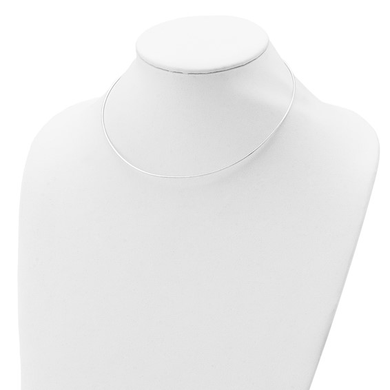 Sterling Silver 1.35mm w/ 2in extender Neckwire Chain