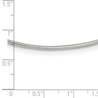 Sterling Silver Polished 1.6mm Neckwire Necklace with 2 Inch Extension, 16" view 4
