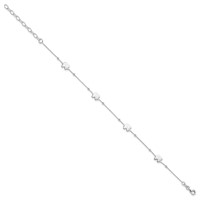 Sterling Silver Elephant Plus 2 Inch Extender - Total 11 Inch Anklet - 9in view 2