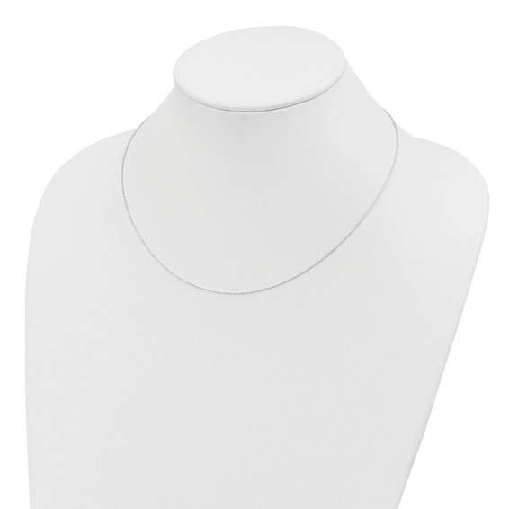 Sterling Silver Polished Beaded Necklace