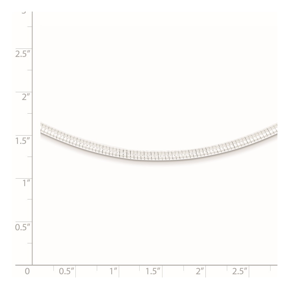 Sterling Silver Round 2.75mm Neckwire Necklace (QG3199-18)