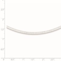 Sterling Silver Polished 2.75mm Round Neckwire Necklace - 18in view 2