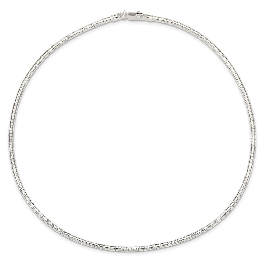 Sterling Silver Round 2.75mm Neckwire Necklace (QG3199-18)