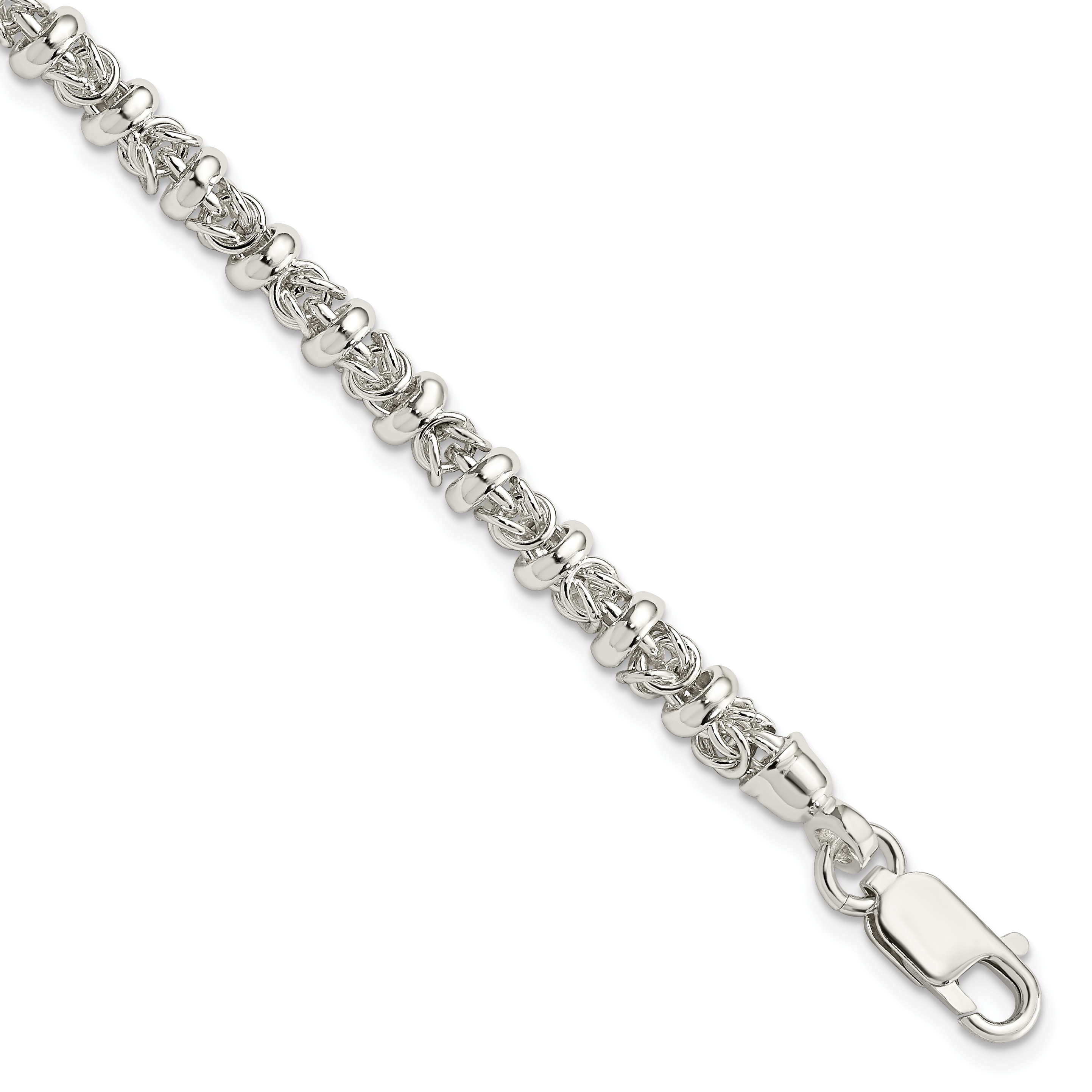 Sterling Silver Polished Bracelet (QG3227-7.5)