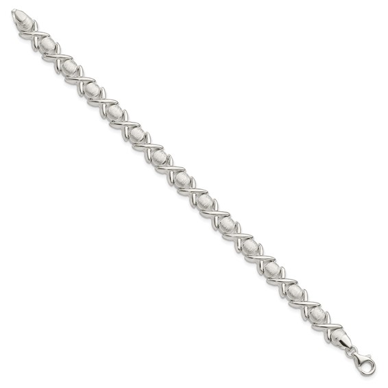 Sterling Silver X O Bracelet