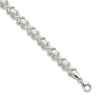 Sterling Silver X O Bracelet