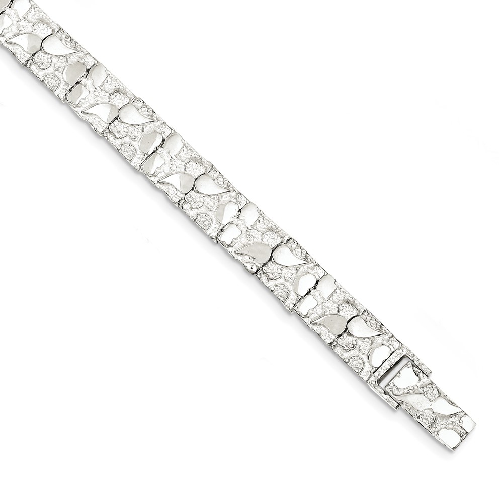 Sterling Silver 9mm Nugget Bracelet (QG3323-7)