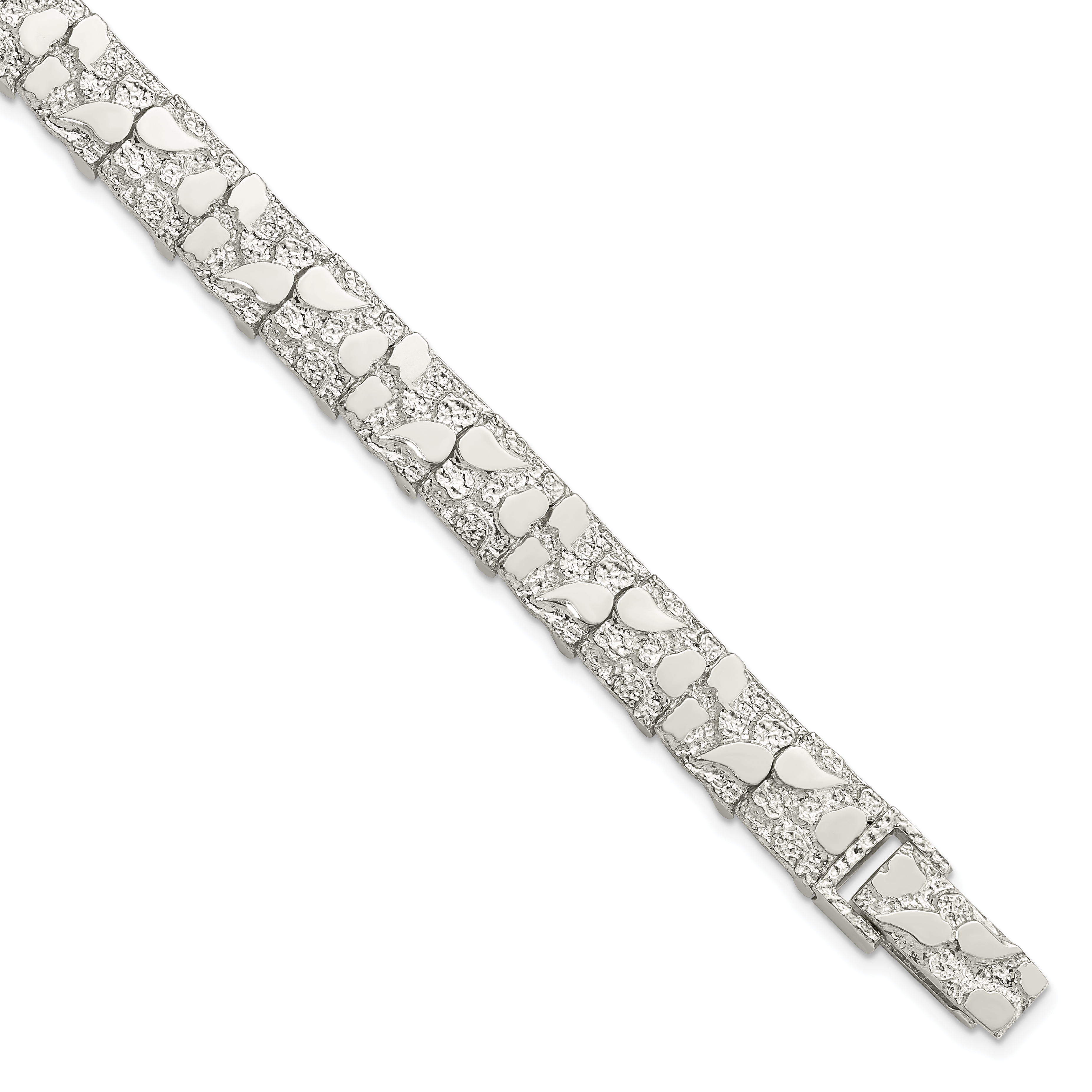 Sterling Silver 9mm Nugget Bracelet (QG3323-8)